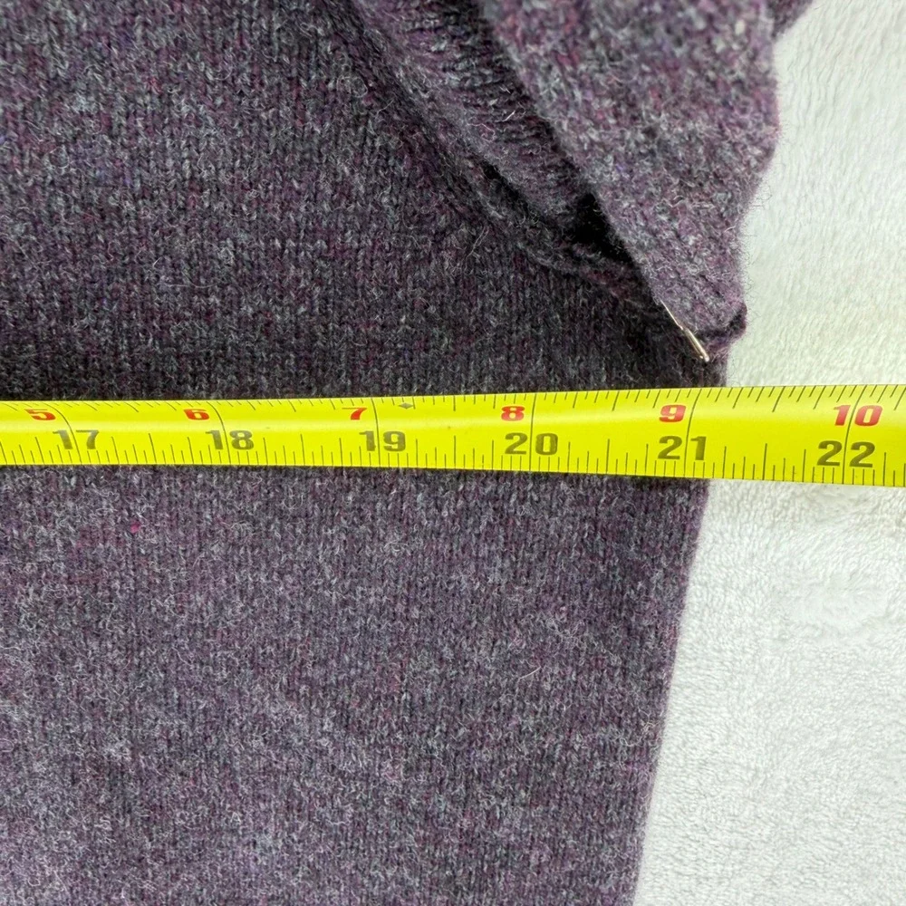 Banana Republic Merino Wool Filpucci Italian Yarn Sweater Purple Mens Large